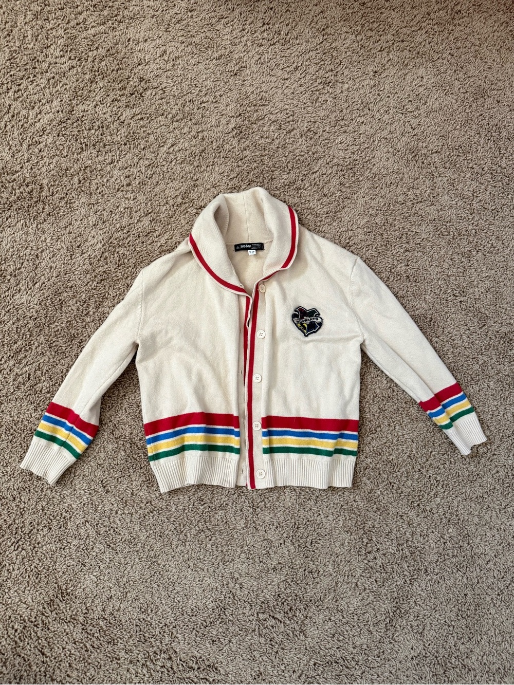 Harry Potter Hogwarts Kids Button Cardigan Sweater